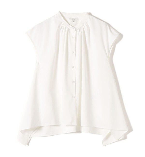 SHIPS for women「〈UVカット/吸水速乾/接触冷感/防シワ〉ハンカチーフ ヘムライン バック フレア ブラウス」|シャツ・ブラウス|