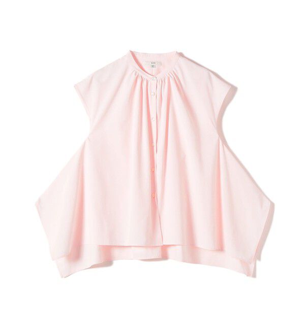 SHIPS for women「〈UVカット/吸水速乾/接触冷感/防シワ〉ハンカチーフ ヘムライン バック フレア ブラウス」|シャツ・ブラウス|