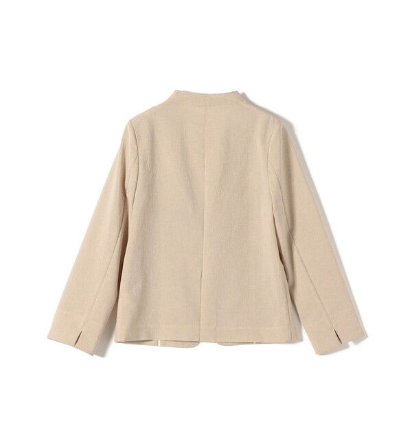 SHIPS for women「〈洗濯機可能/接触冷感/吸水速乾〉FUNCTION カラーレス ジャケット（セットアップ対応可）」|ノーカラージャケット|