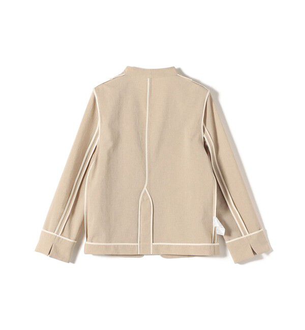 SHIPS for women「〈洗濯機可能/接触冷感/吸水速乾〉FUNCTION カラーレス ジャケット（セットアップ対応可）」|ノーカラージャケット|