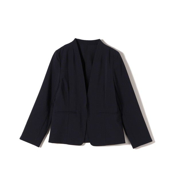 SHIPS for women「〈洗濯機可能/接触冷感/吸水速乾〉FUNCTION カラーレス ジャケット（セットアップ対応可）」|ノーカラージャケット|