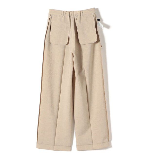 SHIPS for women「〈洗濯機可能/接触冷感/吸水速乾〉FUNCTION セミワイド パンツ（セットアップ対応可）」|スラックス|