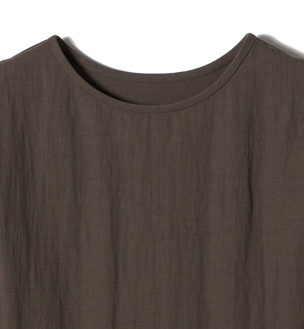 SHIPS for women「【実力派ベーシック】〈手洗い可能〉レーヨン ナイロン 深 ベンツ ノースリーブ プルオーバー」|Tシャツ・カットソー|