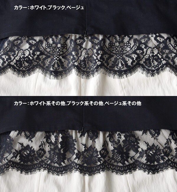 SHIPS any「SHIPS any:〈洗濯機可能〉ジップ レース ヘム ハーフスリーブ TEE」|Tシャツ・カットソー|