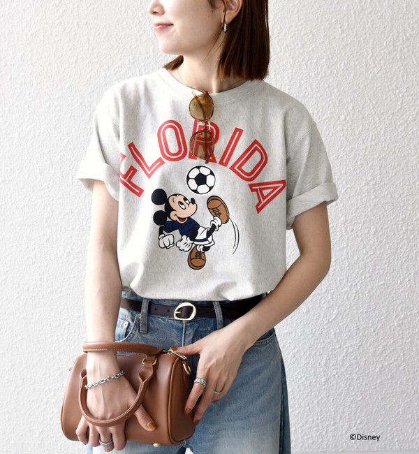 SHIPS any「Champion:〈洗濯機可能〉ディズニー / グラフィック ロゴ ショート スリーブ TEE」|Tシャツ・カットソー|