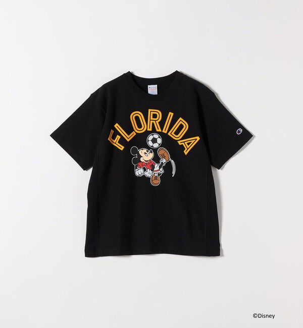 SHIPS any「Champion:〈洗濯機可能〉ディズニー / グラフィック ロゴ ショート スリーブ TEE」|Tシャツ・カットソー|