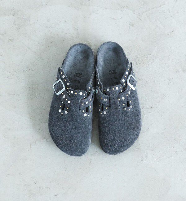 SHIPS for women「【SHIPS EXCLUSIVE】BIRKENSTOCK: BOSTON RIVET」|サンダル|ダークグレー