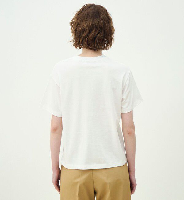 MACPHEE「コットンロゴプリント Tシャツ」|Tシャツ・カットソー|
