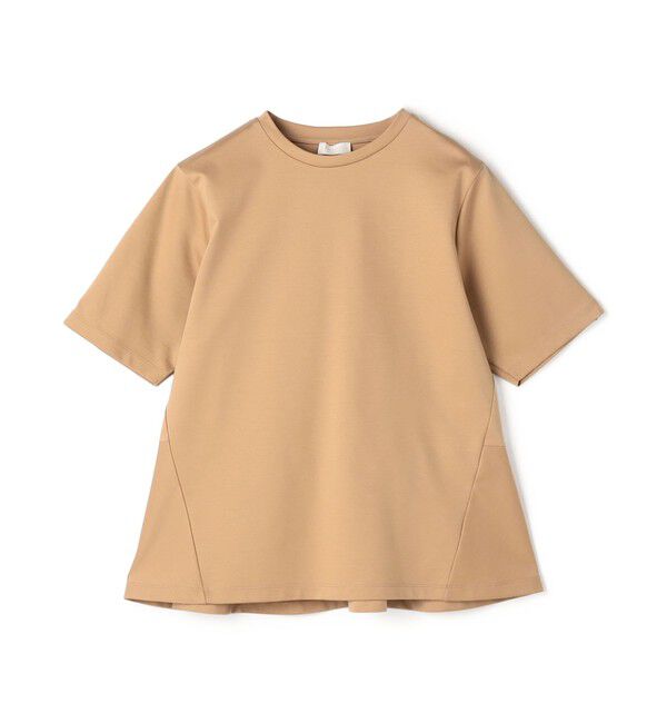 Ballsey「スーピマモクロディ ペプラムTシャツ」|Tシャツ・カットソー|43 ベージュ