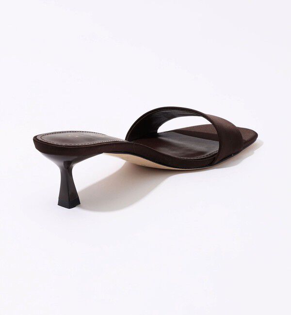 TOMORROWLAND GOODS「alagio SATIN MULE SARA ヒールサンダル」|サンダル|