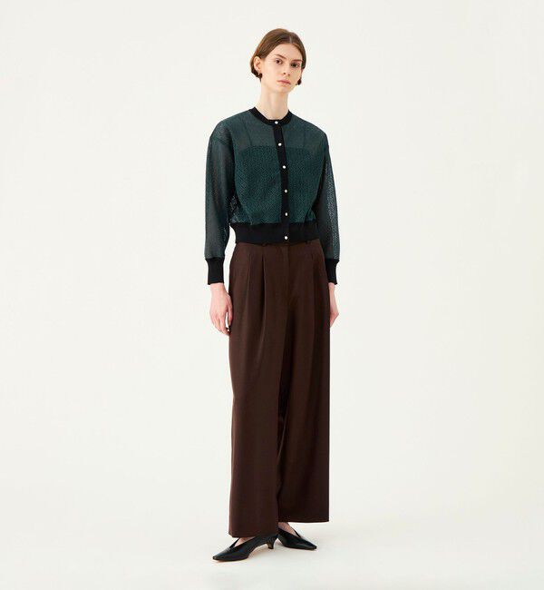 Ballsey「【WEB先行予約】ライトカルゼ 2タックワイドパンツ」|その他|