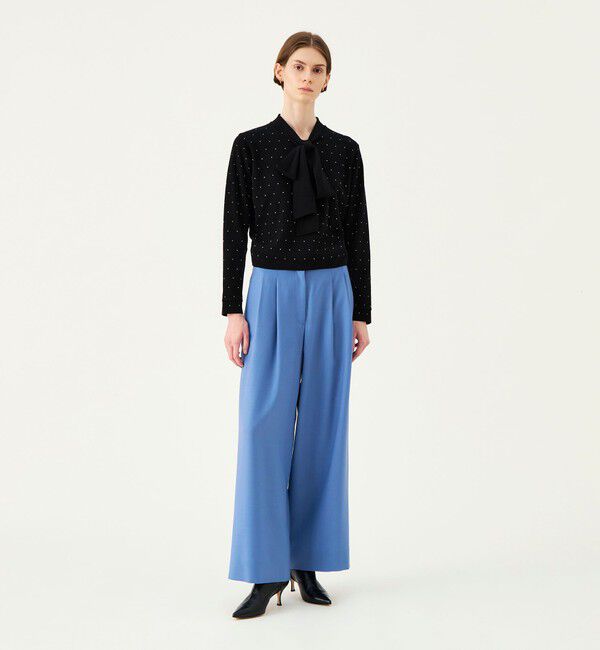 Ballsey「【WEB先行予約】ライトカルゼ 2タックワイドパンツ」|その他|