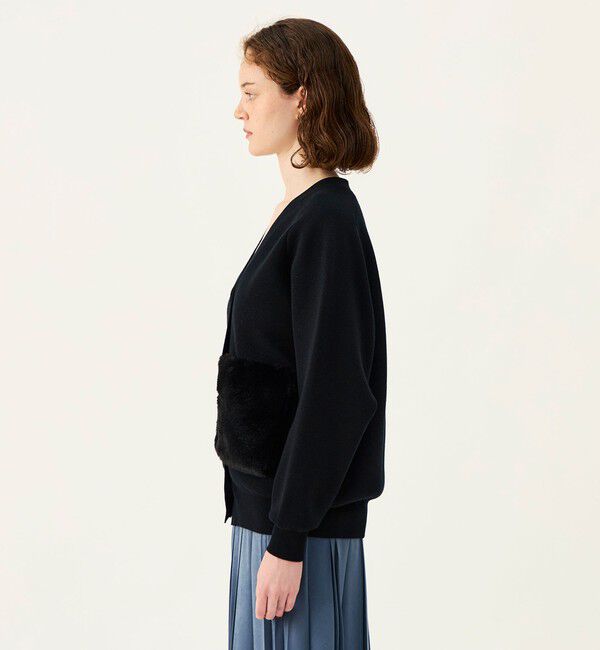 Ballsey「【WEB先行予約】ウールポリエステルミラノリブ Vネックカーディガン」|カーディガン|