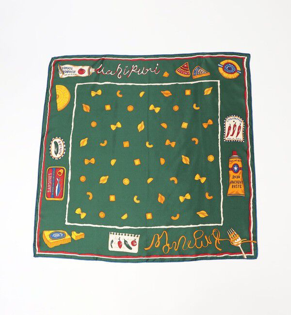 TOMORROWLAND GOODS「MANIPURI RAVIOLI シルクスカーフ」|バンダナ・スカーフ|