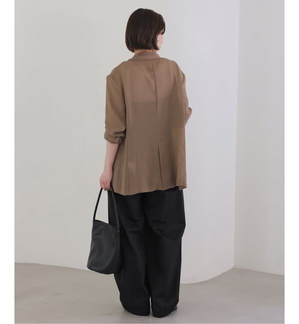 SLOBE IENA「《WEB限定/接触冷感/追加5》ライトチノタックカーブトラウザー」|チノ|