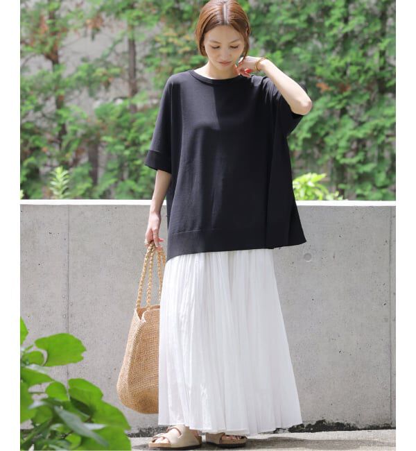 JOURNAL STANDARD relume「《追加4》接触冷感 / ウォッシャブルクールポンチョプルオーバー」|ニット・セーター|