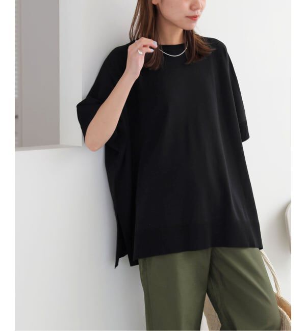 JOURNAL STANDARD relume「《追加4》接触冷感 / ウォッシャブルクールポンチョプルオーバー」|ニット・セーター|
