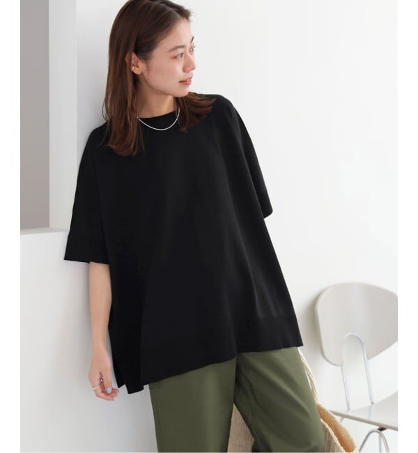 JOURNAL STANDARD relume「《追加4》接触冷感 / ウォッシャブルクールポンチョプルオーバー」|ニット・セーター|