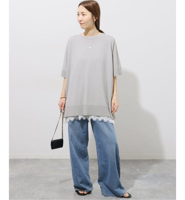 JOURNAL STANDARD relume「《追加4》接触冷感 / ウォッシャブルクールポンチョプルオーバー」|ニット・セーター|