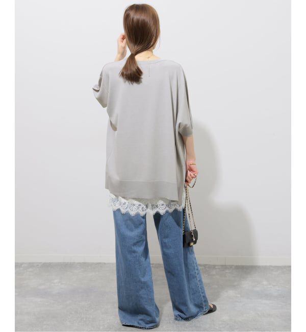 JOURNAL STANDARD relume「《追加4》接触冷感 / ウォッシャブルクールポンチョプルオーバー」|ニット・セーター|