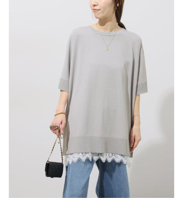 JOURNAL STANDARD relume「《追加4》接触冷感 / ウォッシャブルクールポンチョプルオーバー」|ニット・セーター|