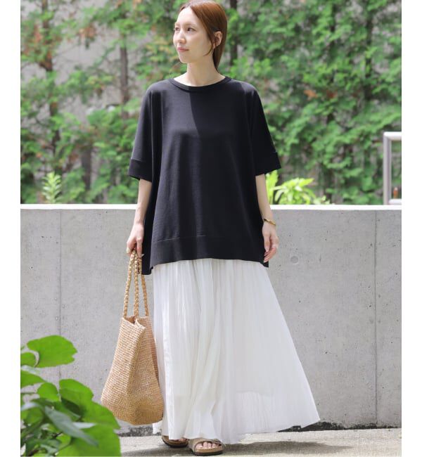 JOURNAL STANDARD relume「《追加4》接触冷感 / ウォッシャブルクールポンチョプルオーバー」|ニット・セーター|
