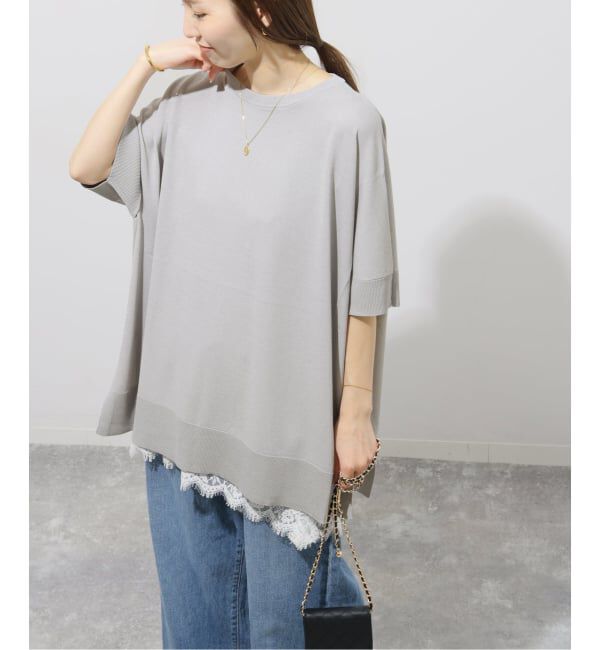 JOURNAL STANDARD relume「《追加4》接触冷感 / ウォッシャブルクールポンチョプルオーバー」|ニット・セーター|