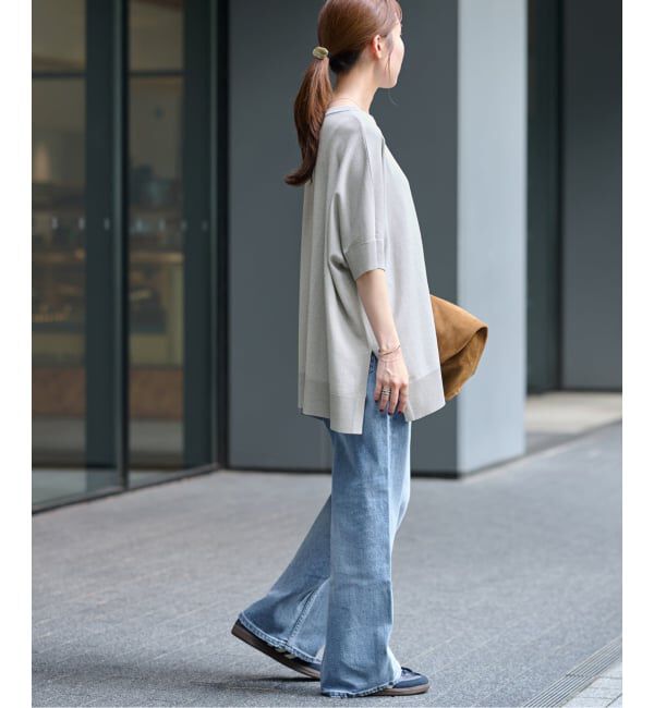 JOURNAL STANDARD relume「《追加4》接触冷感 / ウォッシャブルクールポンチョプルオーバー」|ニット・セーター|