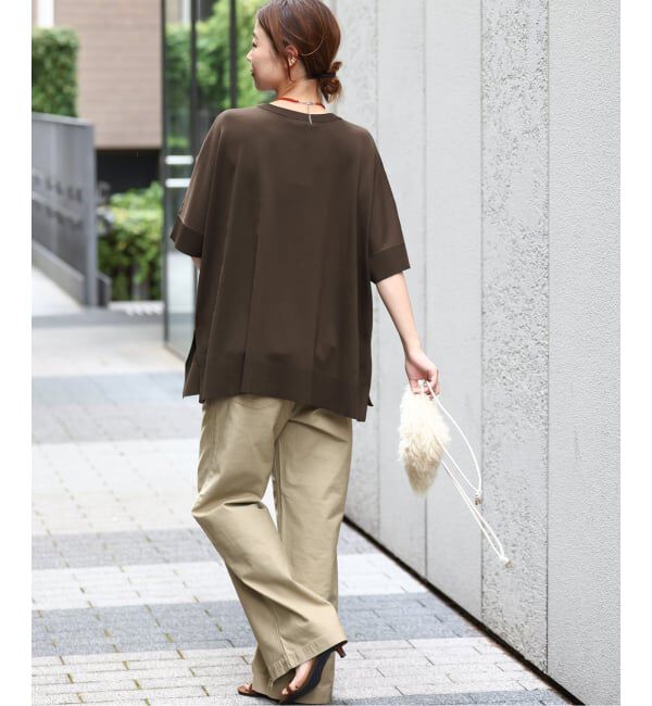 JOURNAL STANDARD relume「《追加4》接触冷感 / ウォッシャブルクールポンチョプルオーバー」|ニット・セーター|