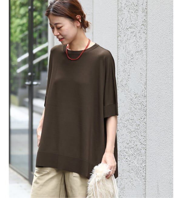 JOURNAL STANDARD relume「《追加4》接触冷感 / ウォッシャブルクールポンチョプルオーバー」|ニット・セーター|