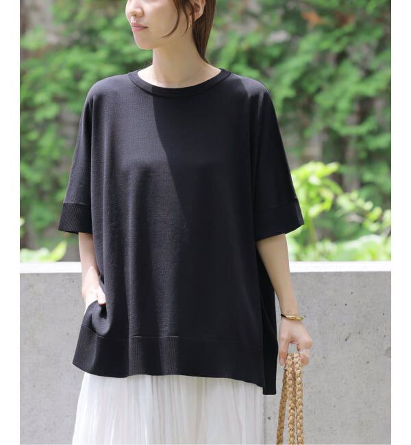JOURNAL STANDARD relume「《追加4》接触冷感 / ウォッシャブルクールポンチョプルオーバー」|ニット・セーター|