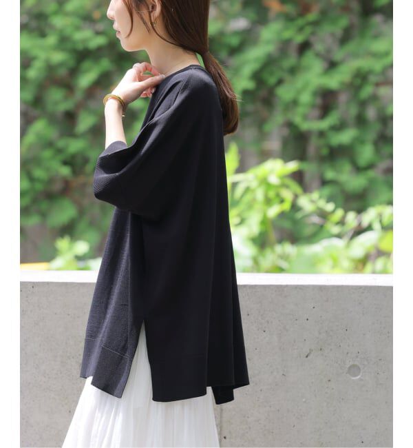 JOURNAL STANDARD relume「《追加4》接触冷感 / ウォッシャブルクールポンチョプルオーバー」|ニット・セーター|