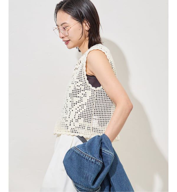 JOURNAL STANDARD「CROCHET VEST」|ベスト・ジレ|
