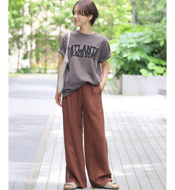 JOURNAL STANDARD relume「《一部WEB限定追加6 / 新色 / 新サイズ》麻スリットイージーパンツ」|その他|