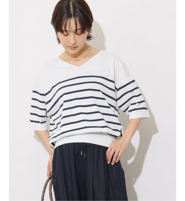 JOURNAL STANDARD relume「【MULTI FUNC+】UVカット / 接触冷感 / ドライタッチVネックプルオーバー」|ニット・セーター|