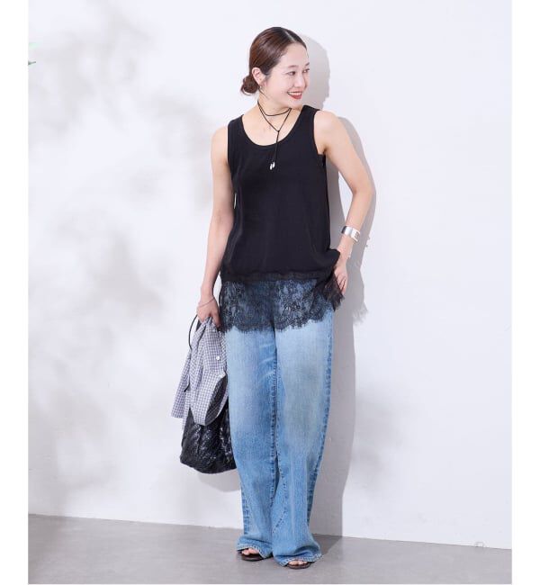 JOURNAL STANDARD「《追加3》レースヘムシアータンク」|Tシャツ・カットソー|