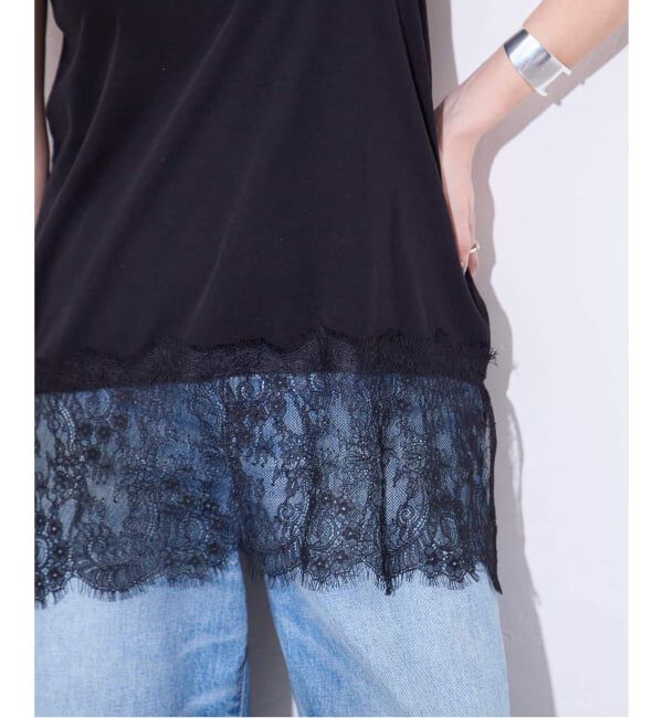 JOURNAL STANDARD「《追加3》レースヘムシアータンク」|Tシャツ・カットソー|