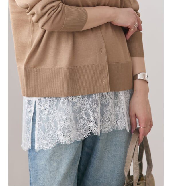 JOURNAL STANDARD「《追加3》レースヘムシアータンク」|Tシャツ・カットソー|