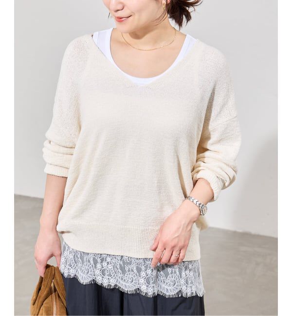 JOURNAL STANDARD「《追加3》レースヘムシアータンク」|Tシャツ・カットソー|