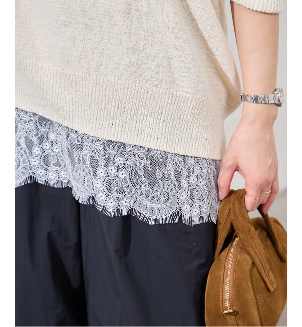 JOURNAL STANDARD「《追加3》レースヘムシアータンク」|Tシャツ・カットソー|