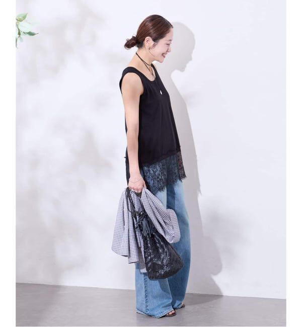 JOURNAL STANDARD「《追加3》レースヘムシアータンク」|Tシャツ・カットソー|