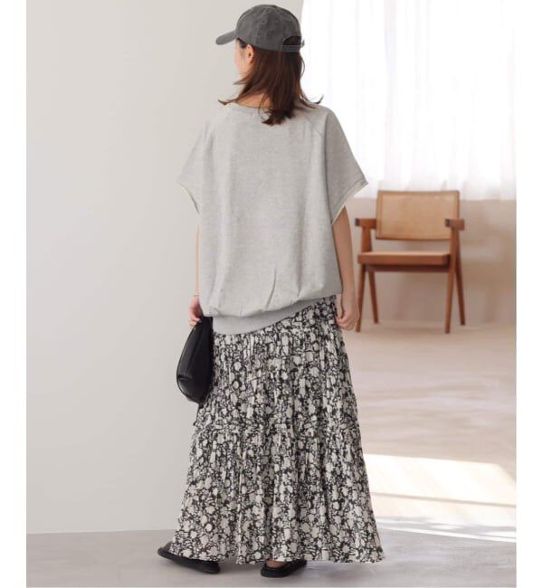 JOURNAL STANDARD relume「《WEB限定追加2》コットンボイルクリンクルティアードスカート（柄）」|スカート|