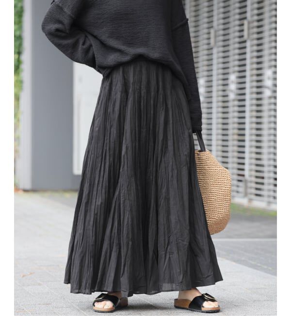 JOURNAL STANDARD relume「《追加》コットンボイルクリンクルマーメイドスカート」|スカート|