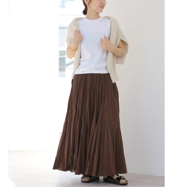 JOURNAL STANDARD relume「《追加》コットンボイルクリンクルマーメイドスカート」|スカート|