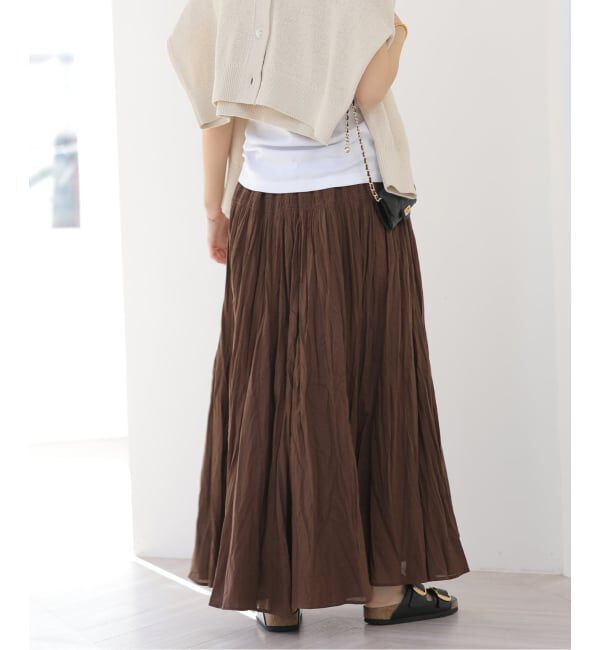 JOURNAL STANDARD relume「《追加》コットンボイルクリンクルマーメイドスカート」|スカート|