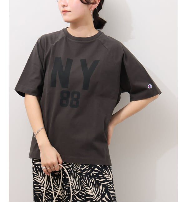JOURNAL STANDARD relume「《追加》別注【Champion/チャンピオン】16s/1 Jersey TEE Bleach Wash：Tシャツ」|Tシャツ・カットソー|
