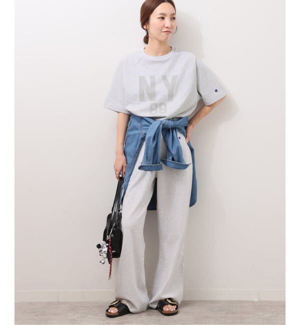 JOURNAL STANDARD relume「《追加》別注【Champion/チャンピオン】16s/1 Jersey TEE Bleach Wash：Tシャツ」|Tシャツ・カットソー|