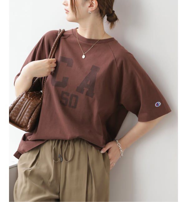 JOURNAL STANDARD relume「《追加》別注【Champion/チャンピオン】16s/1 Jersey TEE Bleach Wash：Tシャツ」|Tシャツ・カットソー|