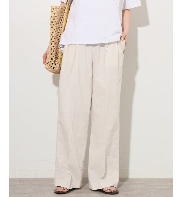 JOURNAL STANDARD relume「《追加》リネンコットンギャザータックパンツ」|その他|