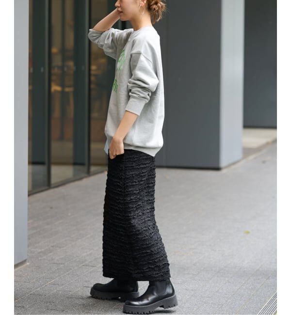 JOURNAL STANDARD relume「《WEB+一部店舗限定追加2》シャーリングジャガードスカート」|スカート|
